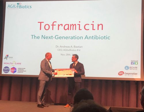 AGILeBiotics, onderdeel van de Carduso Capital portfolio, is de winnaar van de ‘Investors Forum Prijs’ op het Life Sciences conferentie in Leiden op 28 november 2019.